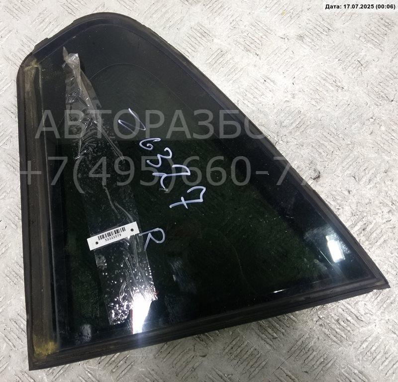 Стекло двери задней правой (форточка)
