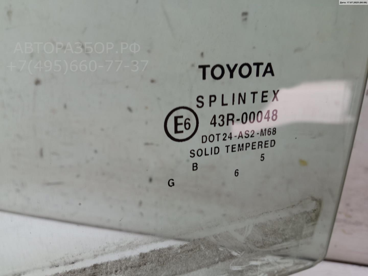 Стекло двери задней левой