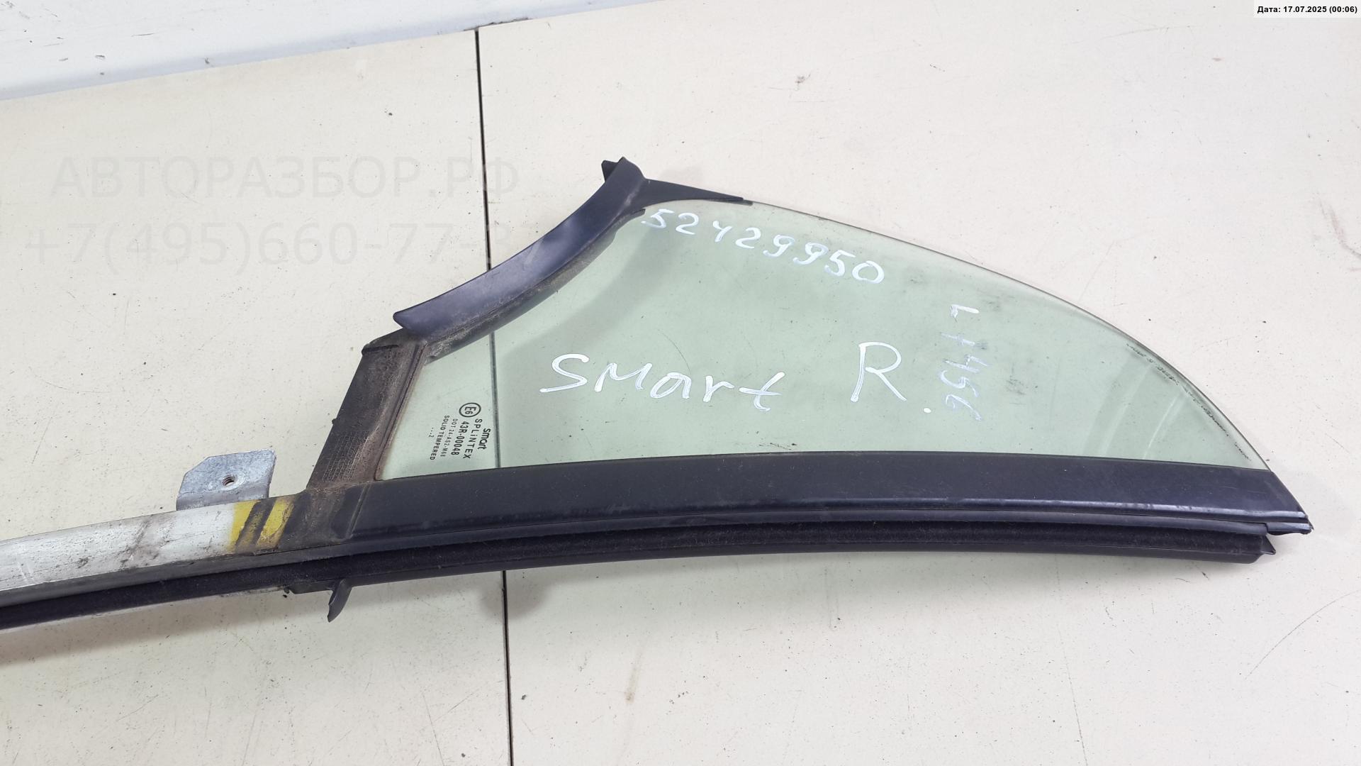 Стекло двери передней правой (форточка)