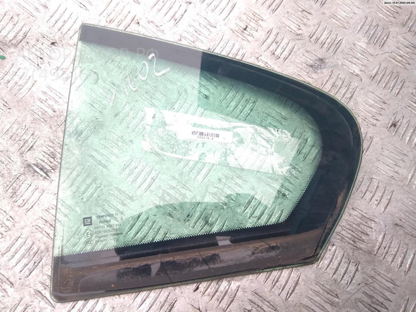 Стекло двери задней левой (форточка)