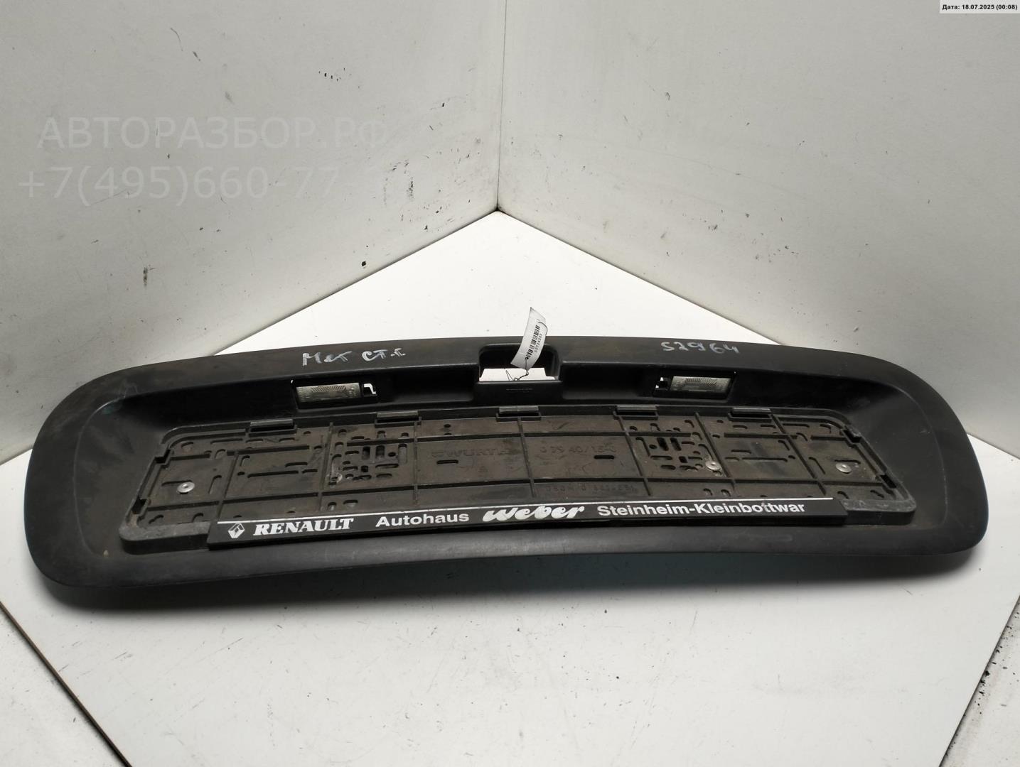 Накладка переднего бампера под номер