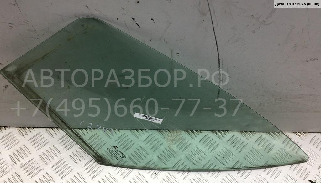 Стекло двери передней левой (форточка)