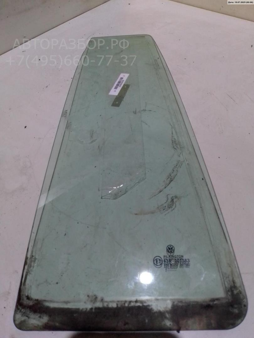 Стекло двери задней левой (форточка)