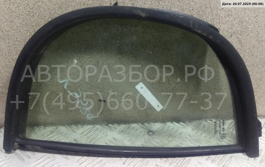 Стекло двери задней левой (форточка)