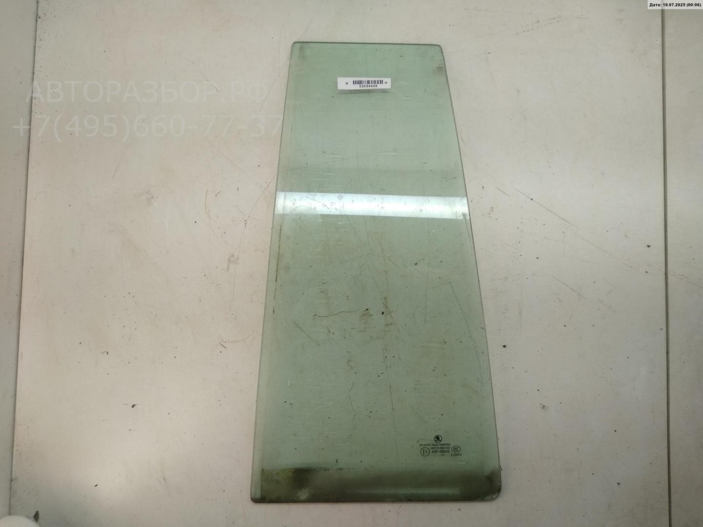 Стекло двери задней левой (форточка)