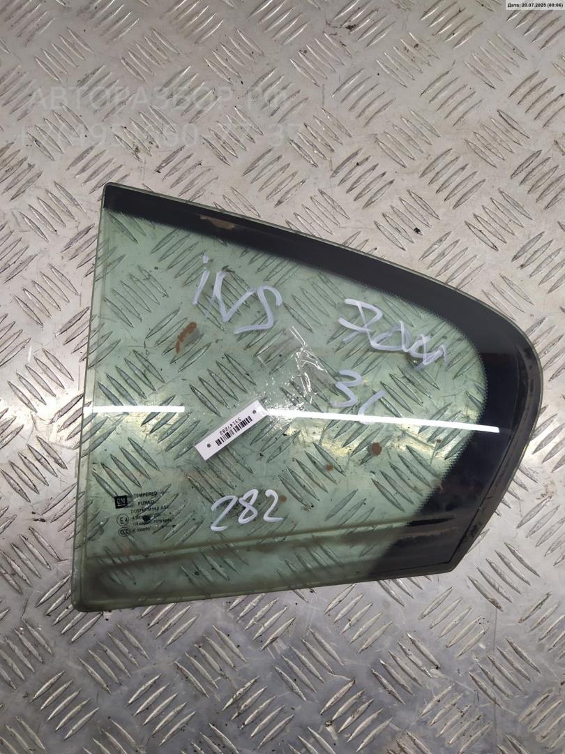 Стекло двери задней левой (форточка)