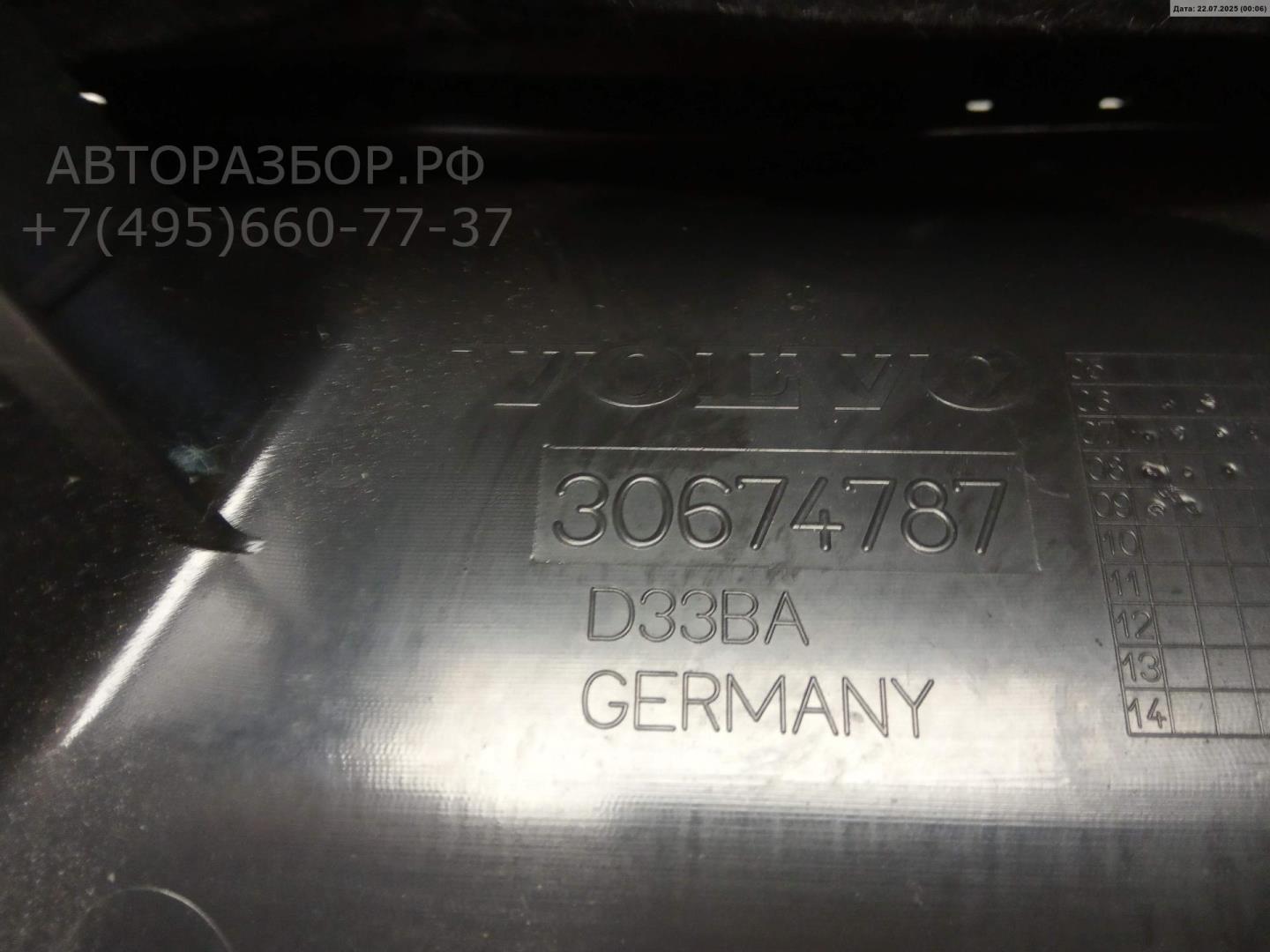 Обшивка крышки багажника