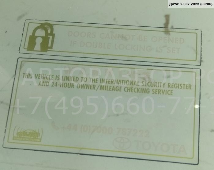 Стекло двери передней левой