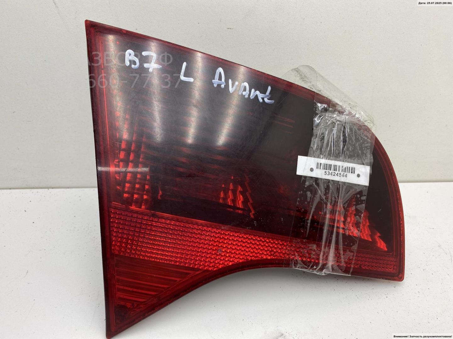 Фонарь задний внутренний левый