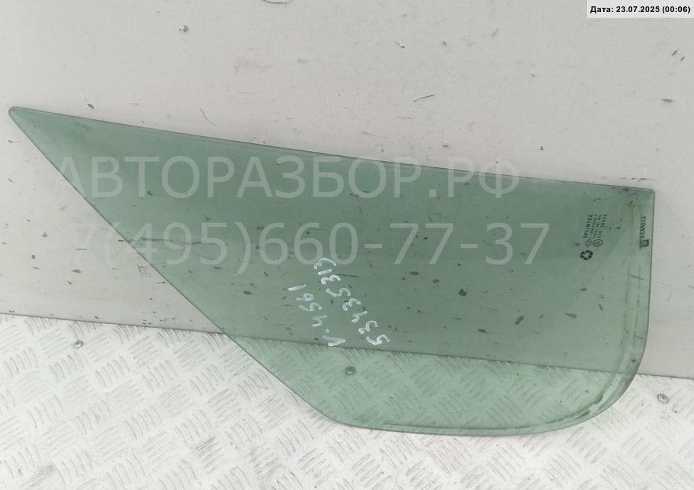 Стекло двери передней левой (форточка)