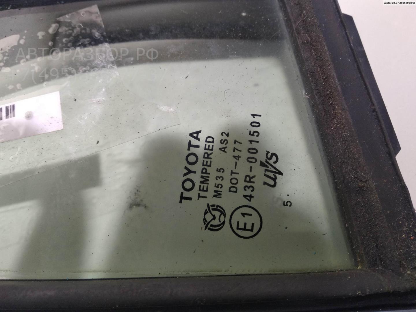 Стекло двери передней правой (форточка)