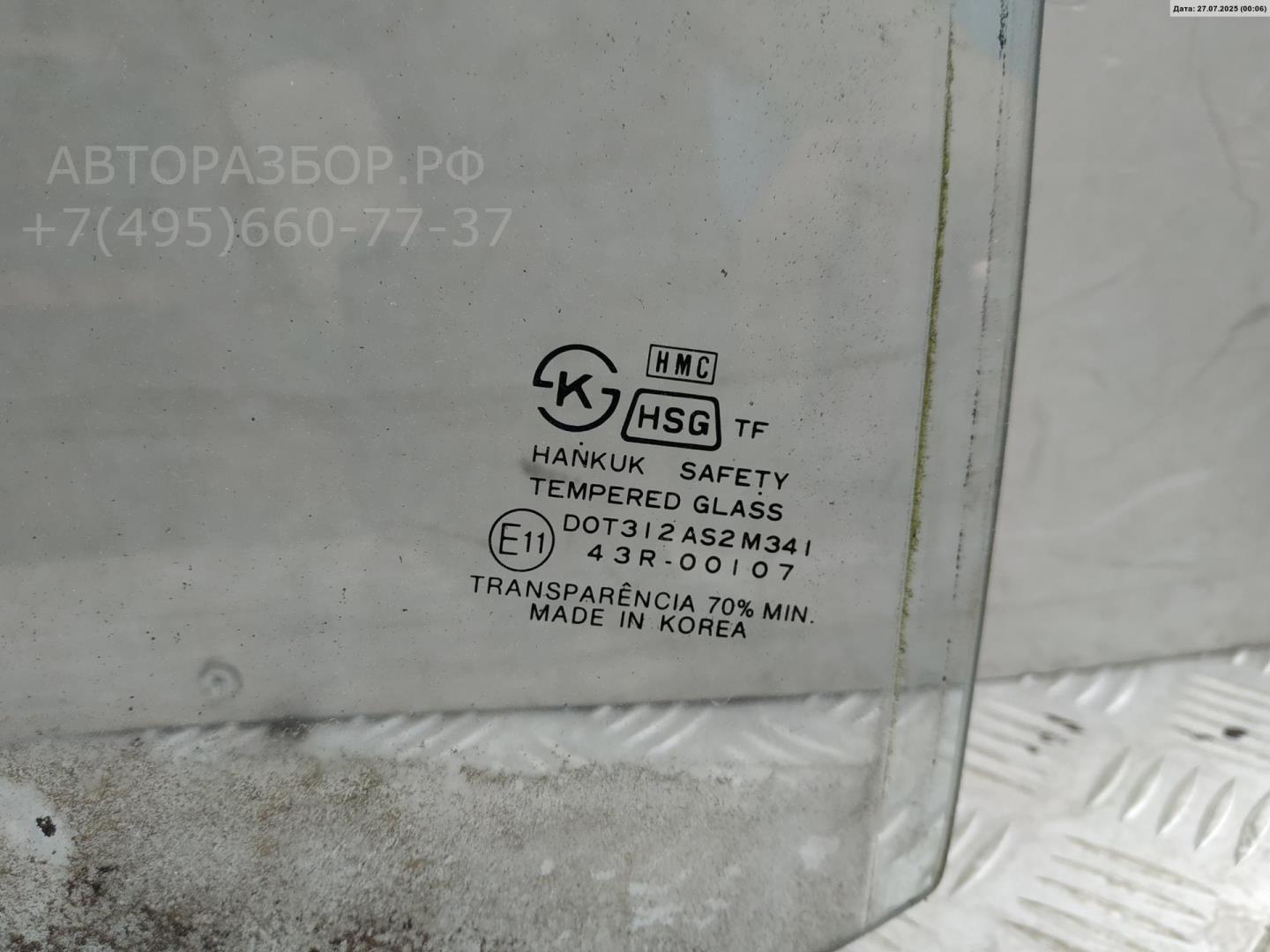 Стекло двери задней левой