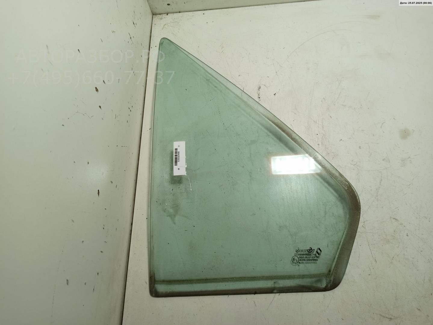 Стекло двери задней левой (форточка)