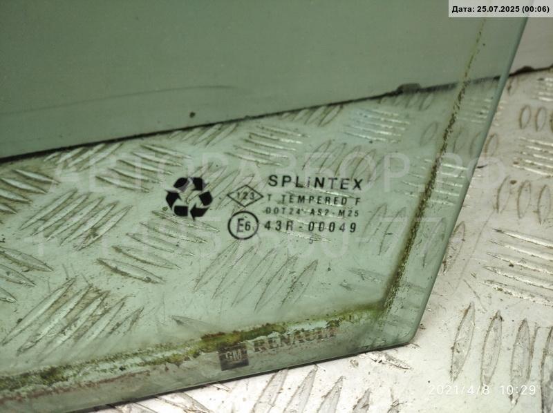Стекло двери передней левой (форточка)