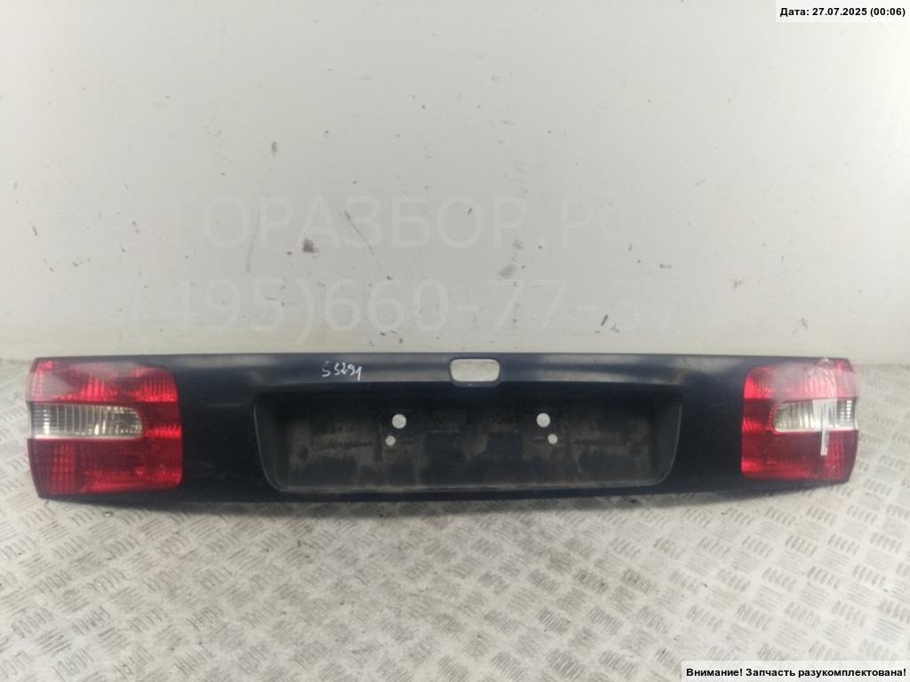 Накладка переднего бампера под номер