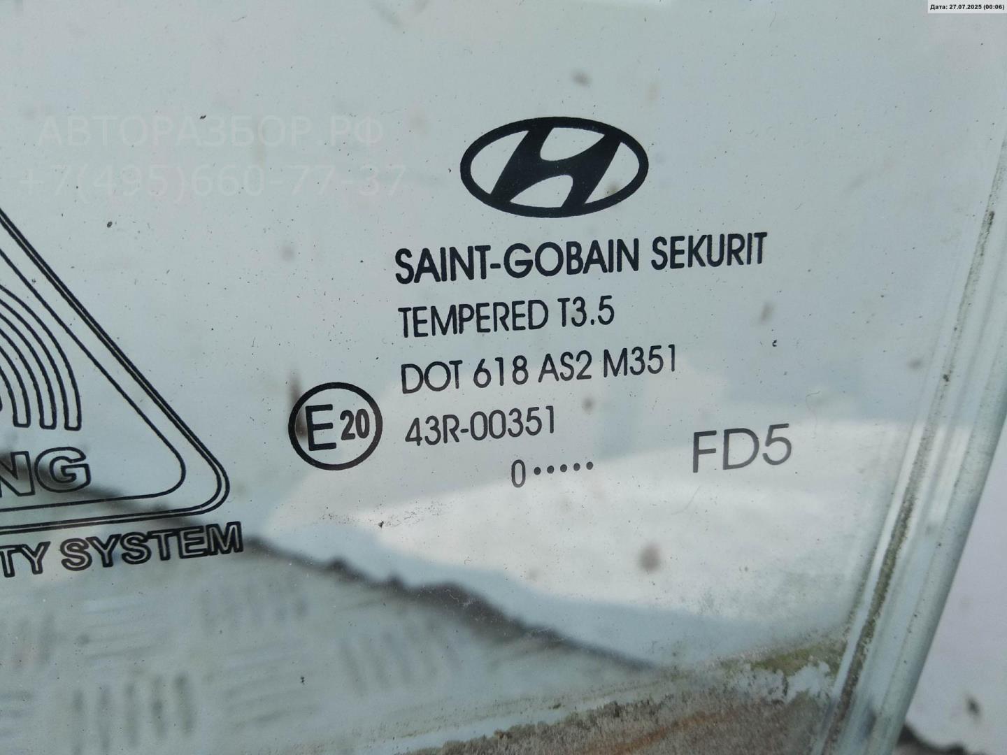 Стекло двери передней левой