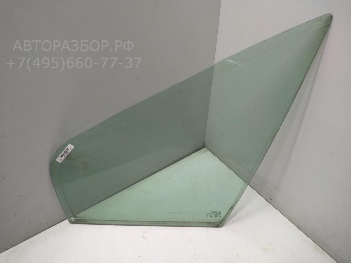 Стекло двери передней левой (форточка)