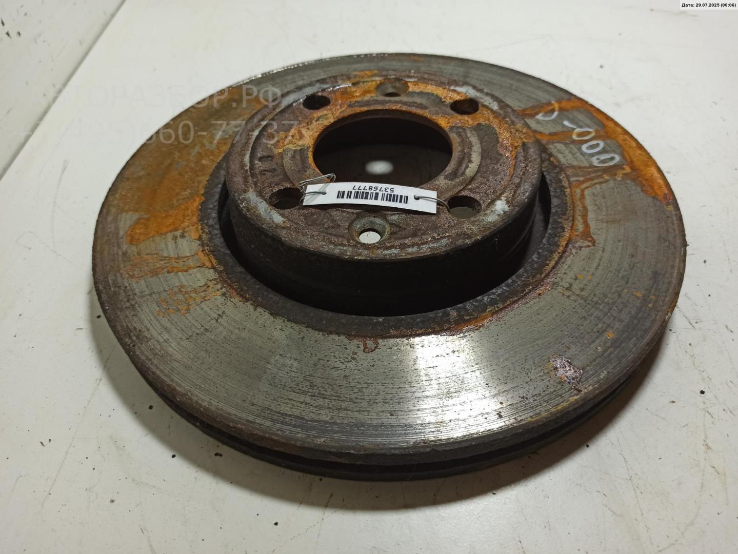 Диск тормозной передний вентилируемый