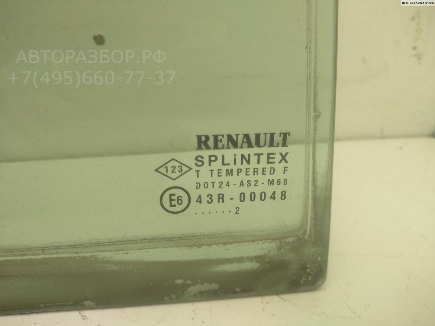 Стекло двери задней правой (форточка)