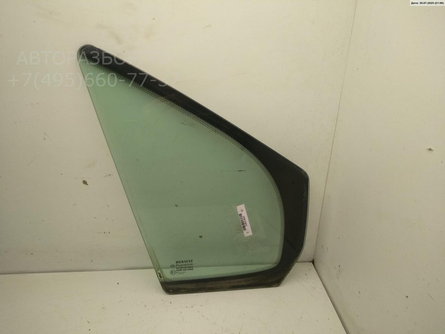 Стекло двери передней правой (форточка)