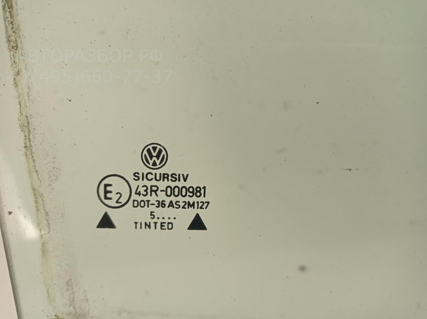 Стекло двери задней правой