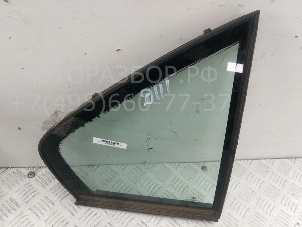 Стекло двери задней правой (форточка)