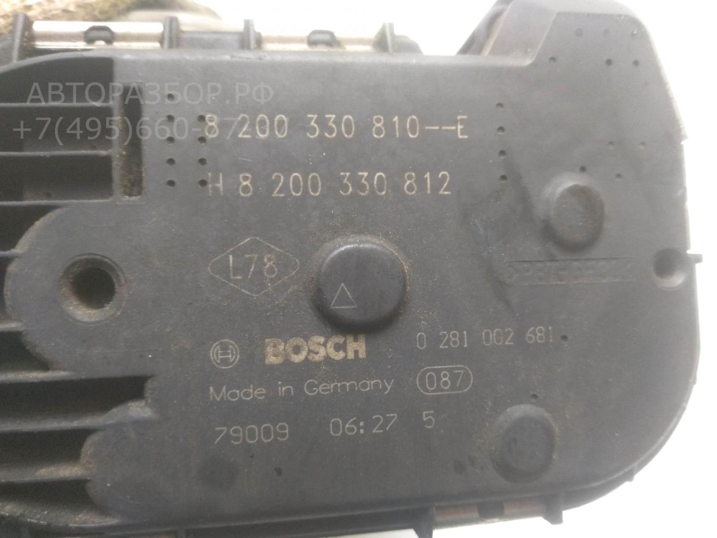 Заслонка дроссельная электрическая