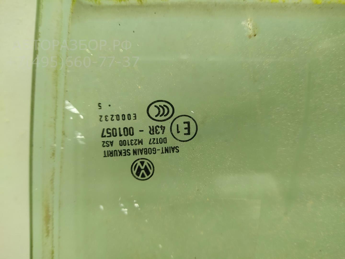 Стекло двери задней левой