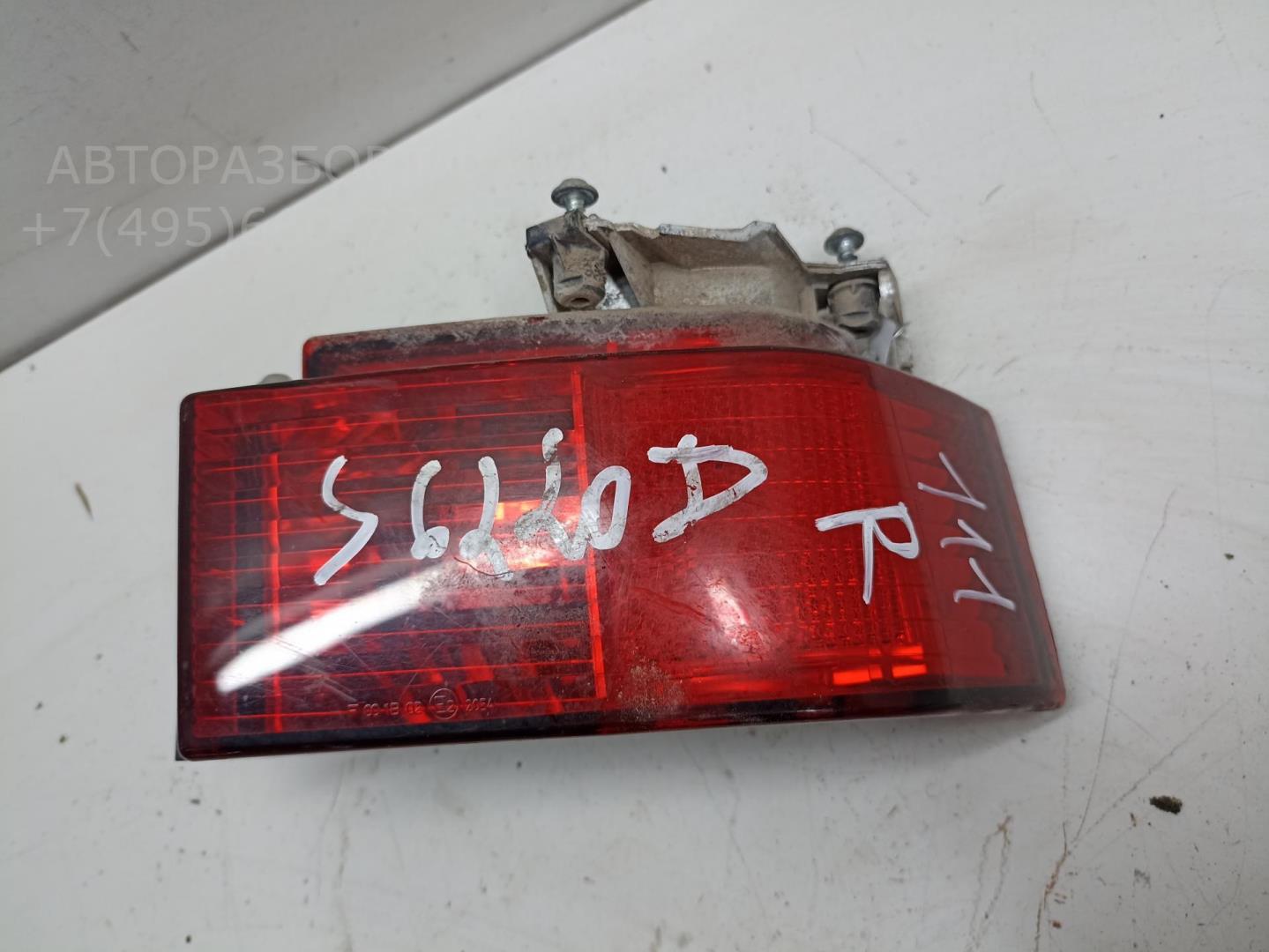 Отражатель в бампер задний правый