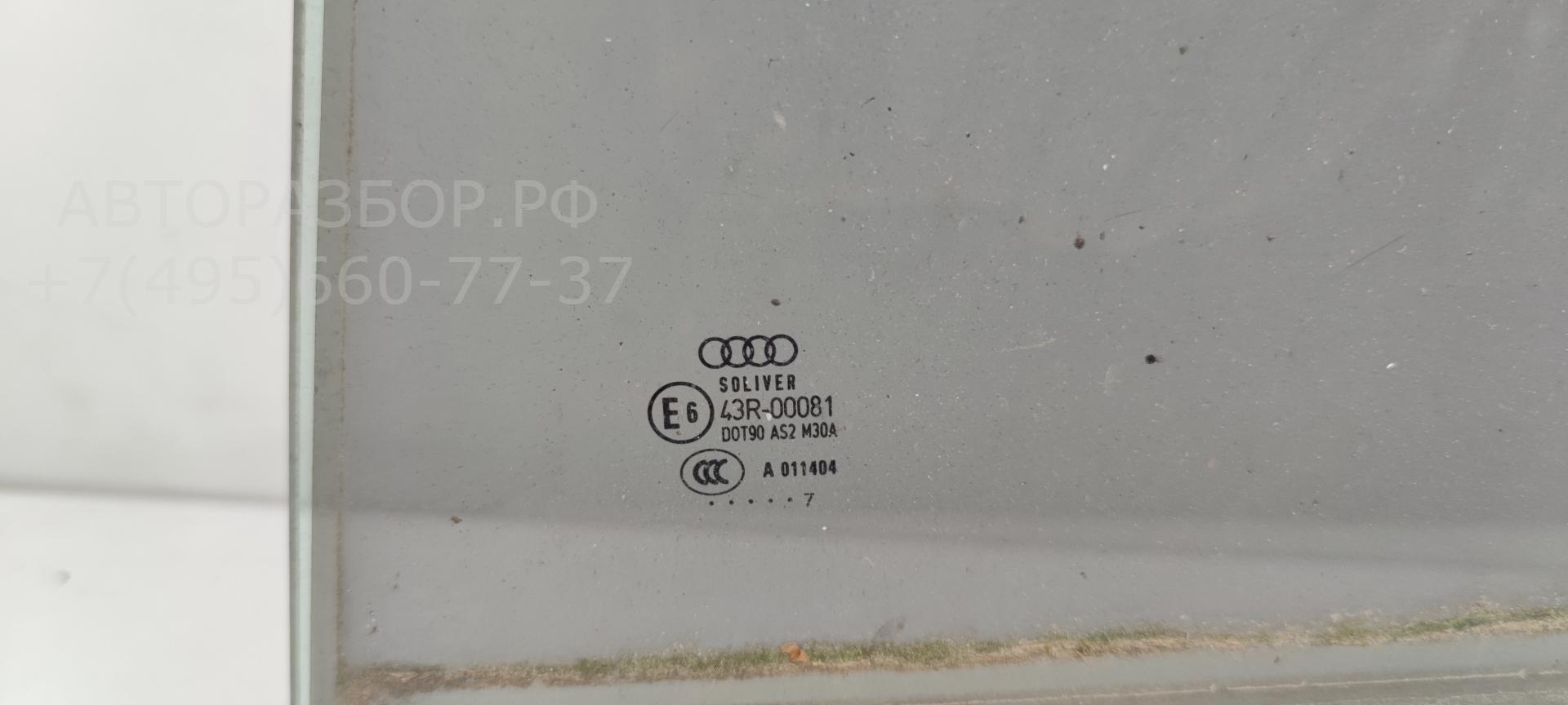 Стекло двери задней левой