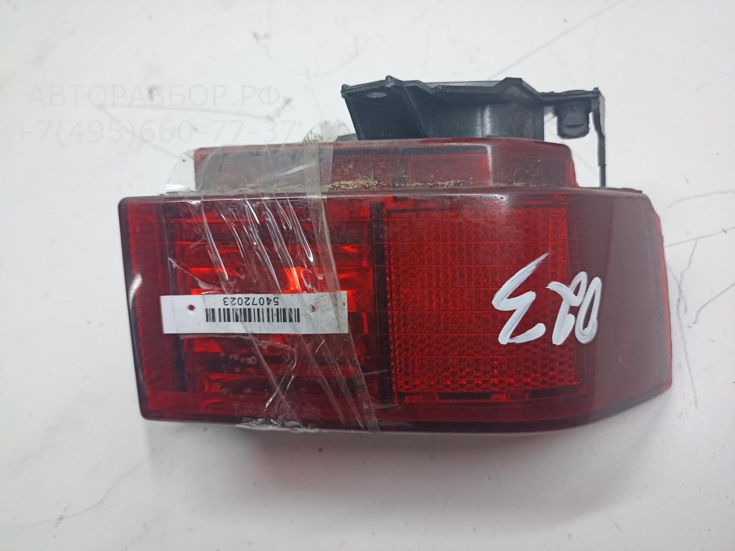 Отражатель в бампер задний правый