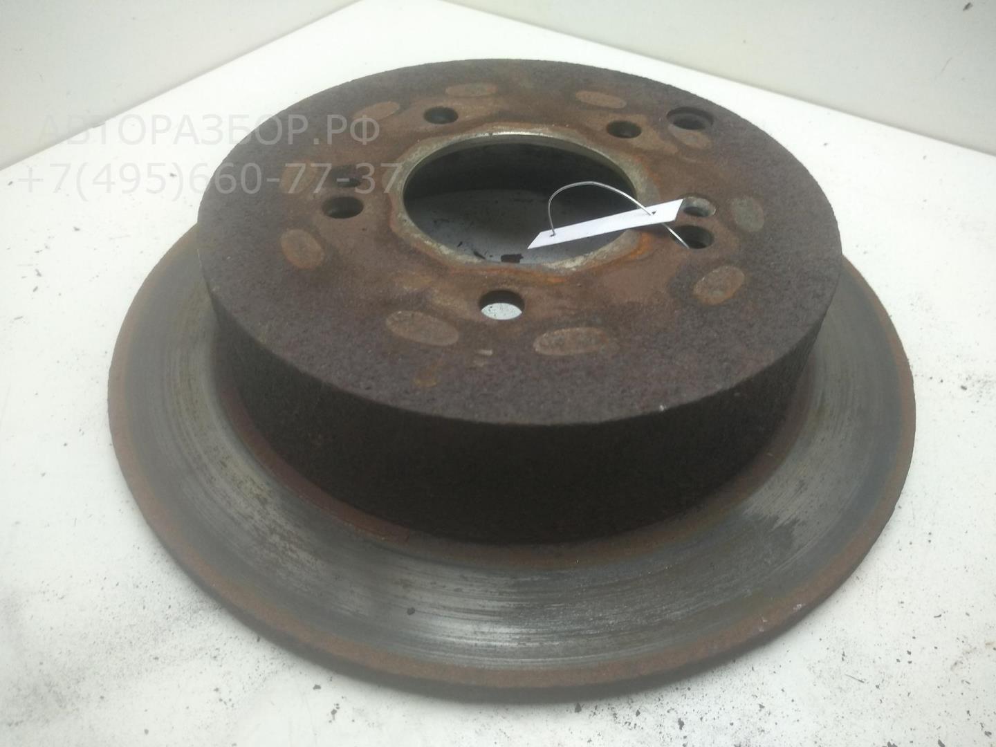 Диск тормозной задний