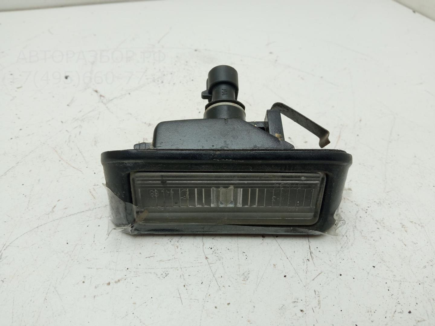 Фонарь подсветки номера