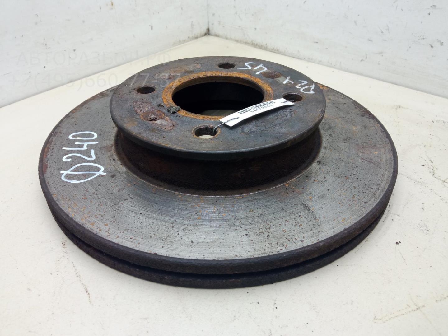 Диск тормозной передний вентилируемый