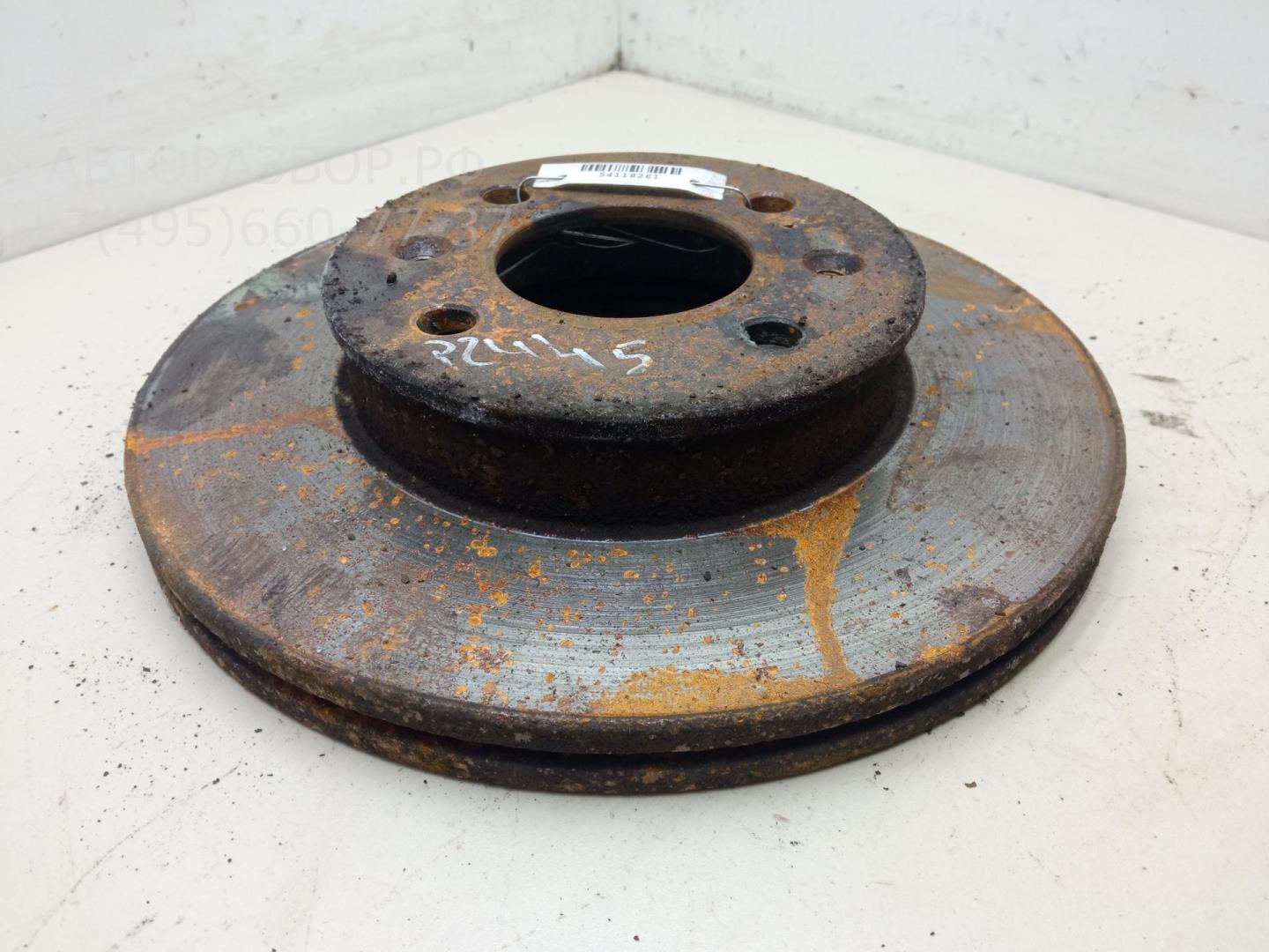 Диск тормозной передний вентилируемый