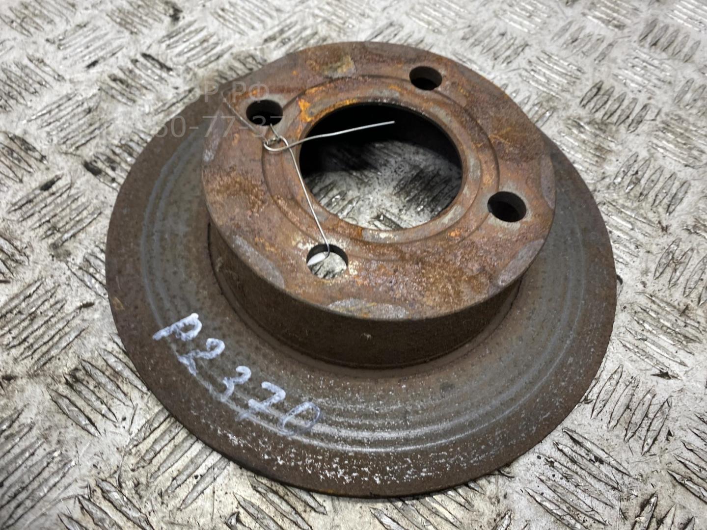 Диск тормозной задний