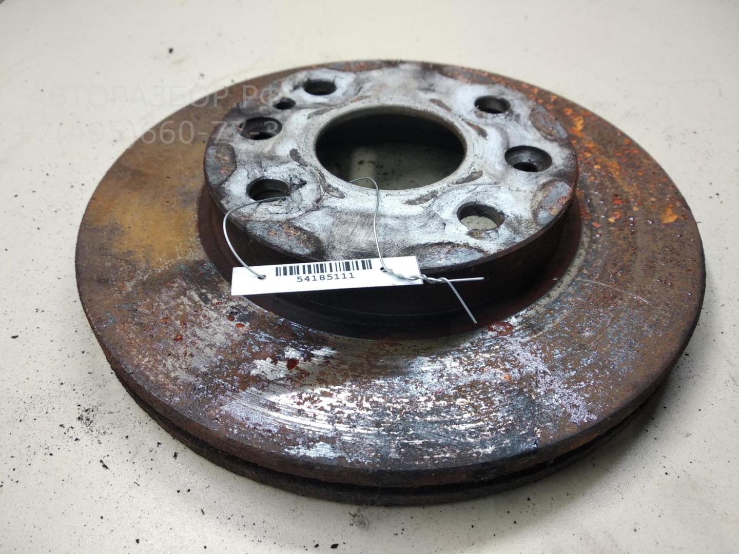 Диск тормозной передний вентилируемый