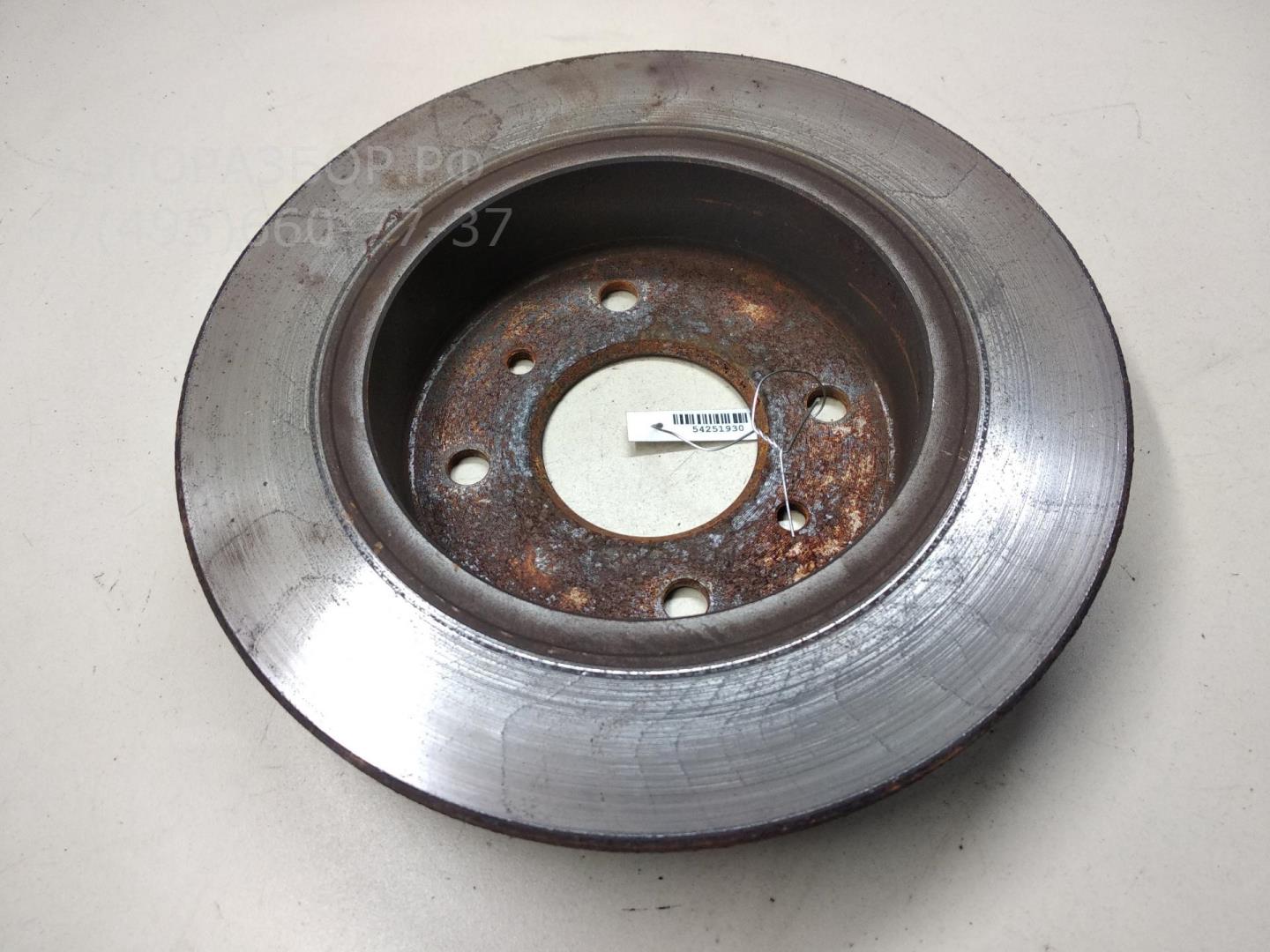 Диск тормозной задний