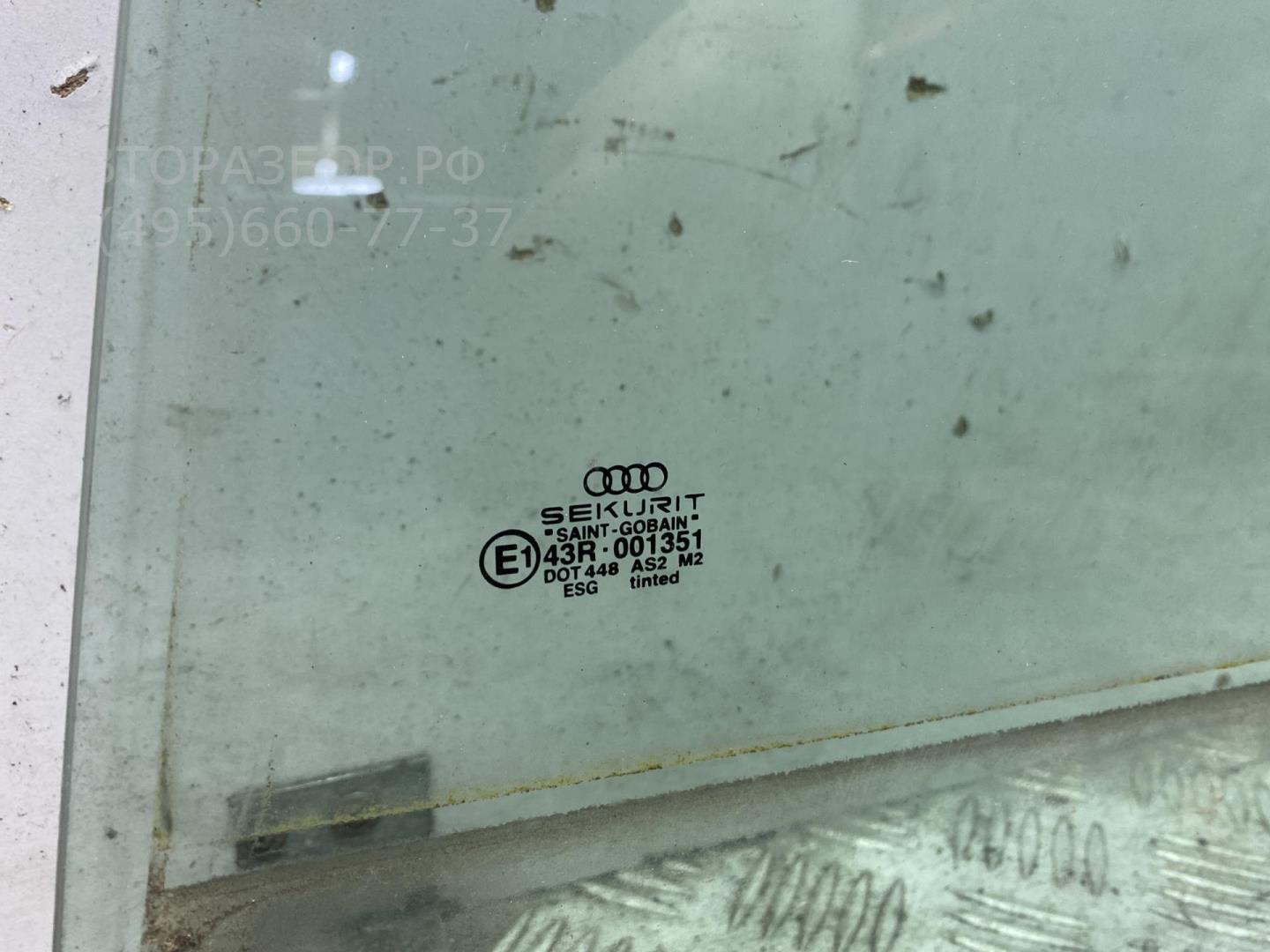 Стекло двери задней левой