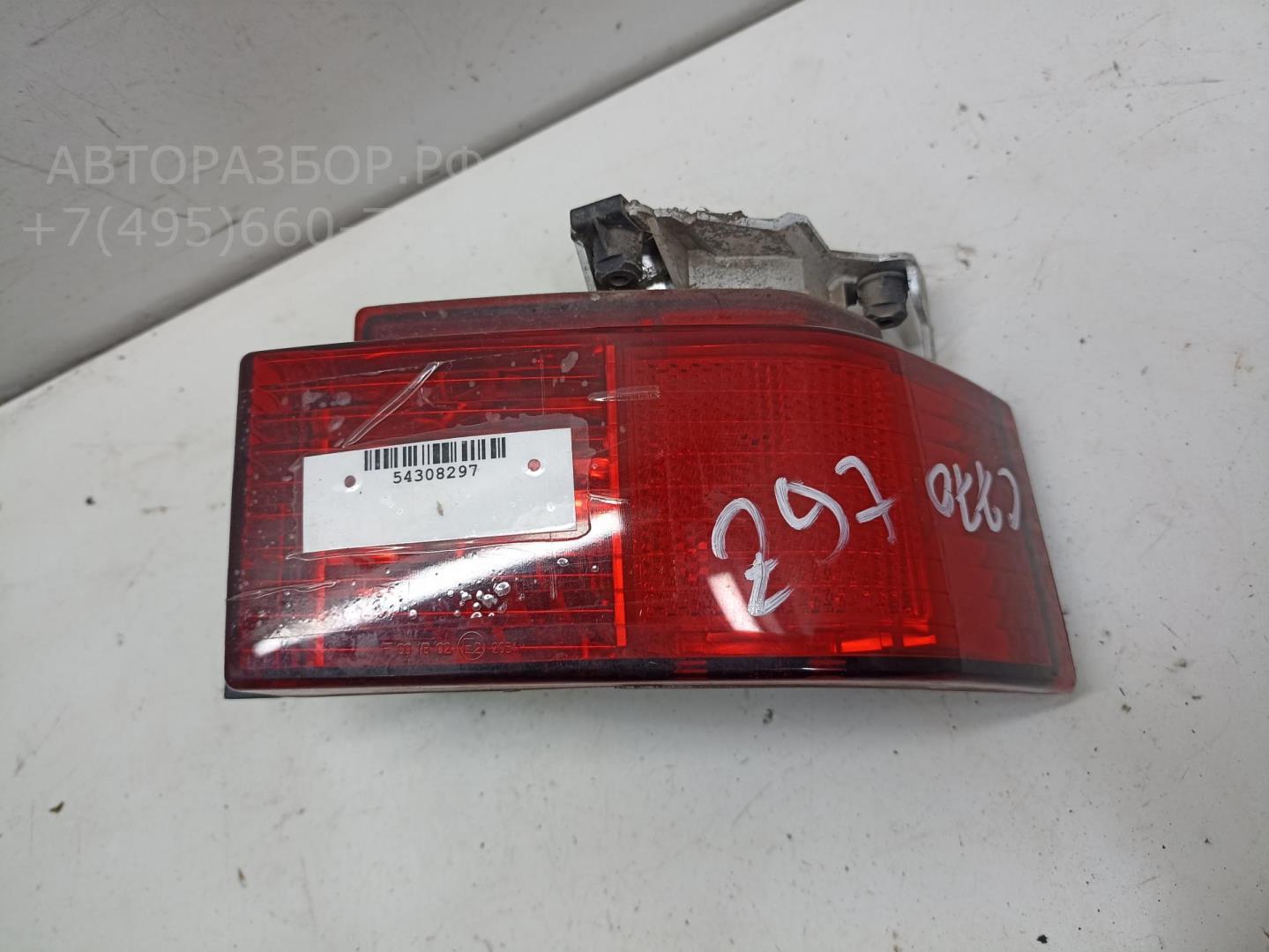 Отражатель в бампер задний правый