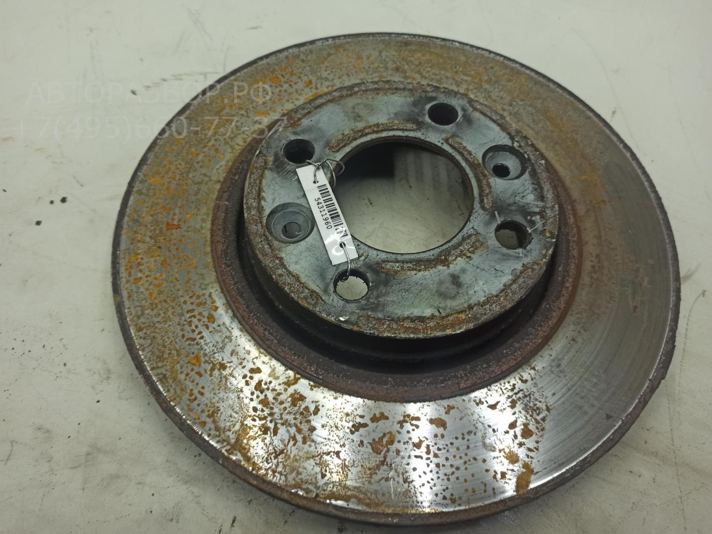 Диск тормозной передний вентилируемый