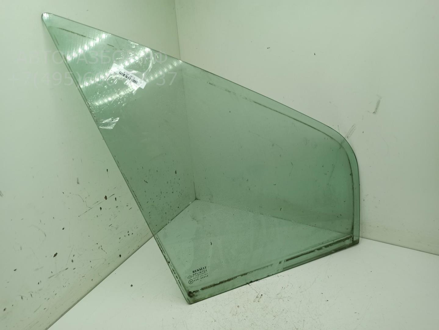 Стекло двери передней правой (форточка)