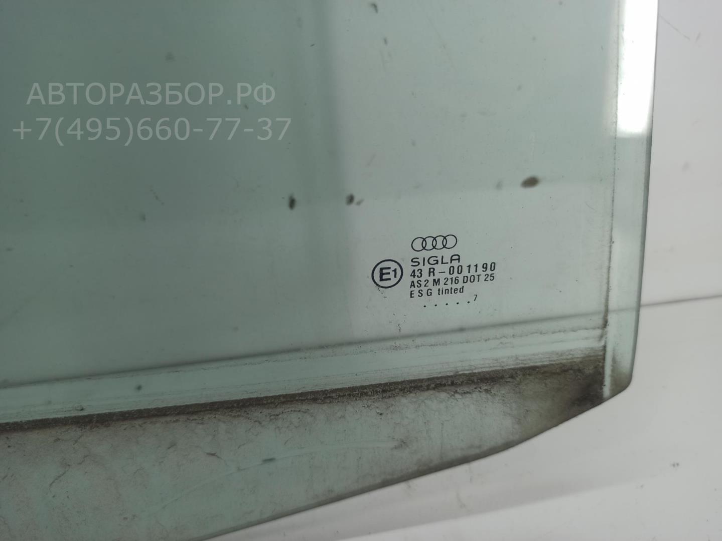Стекло двери задней правой
