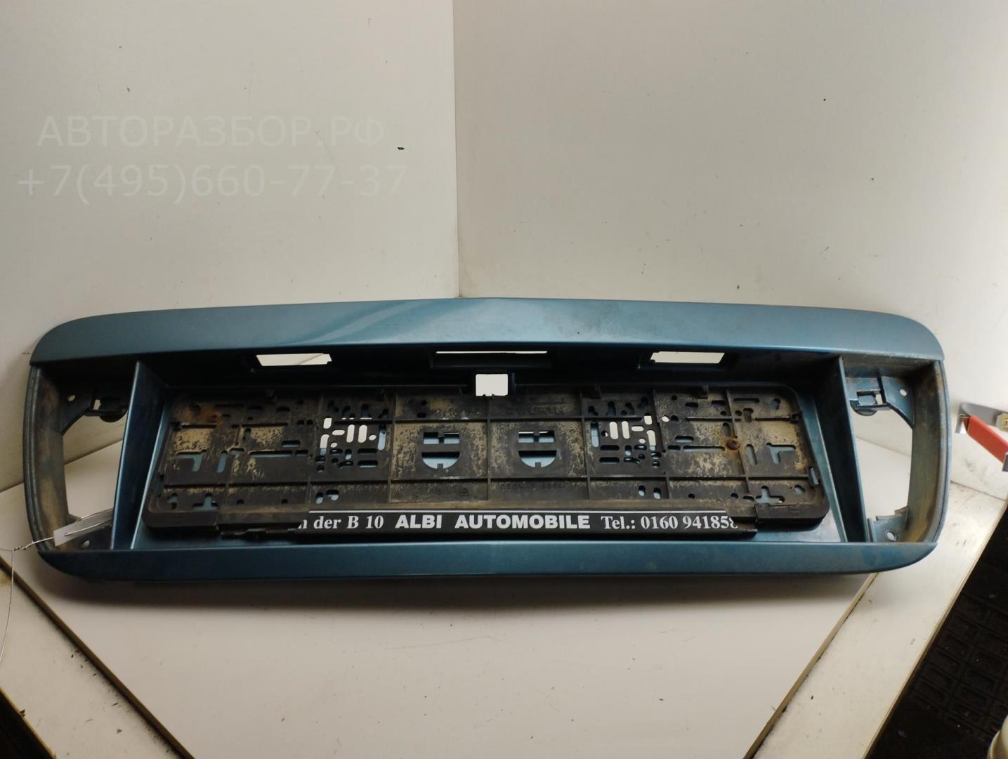 Накладка переднего бампера под номер