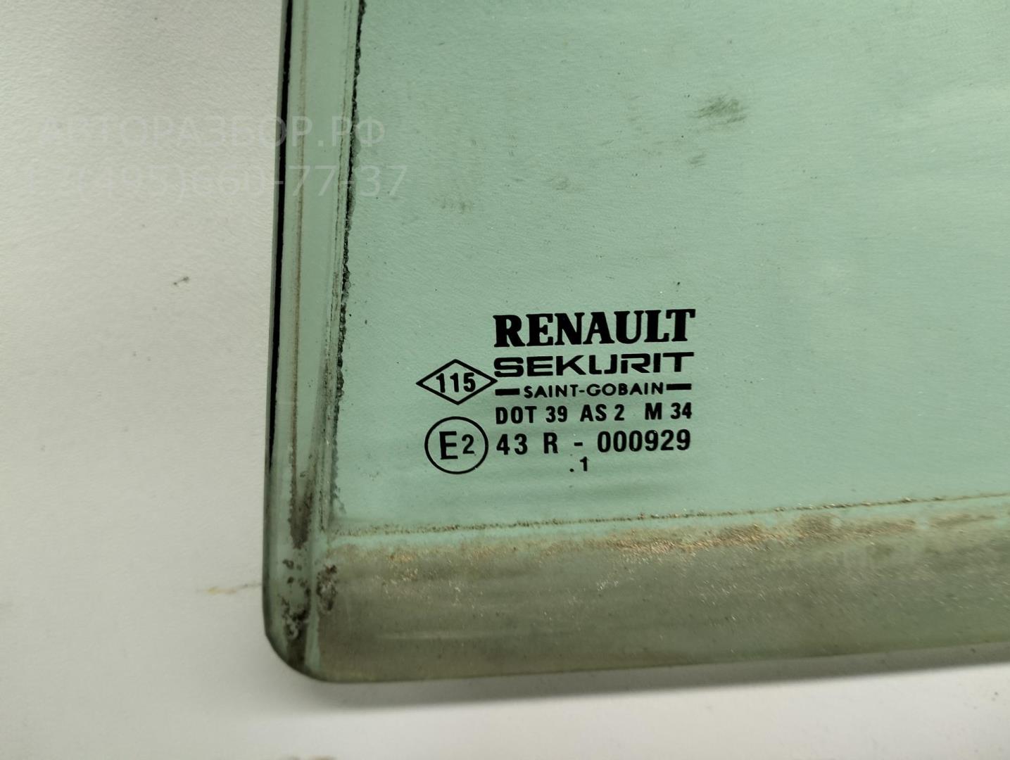 Стекло двери задней левой (форточка)