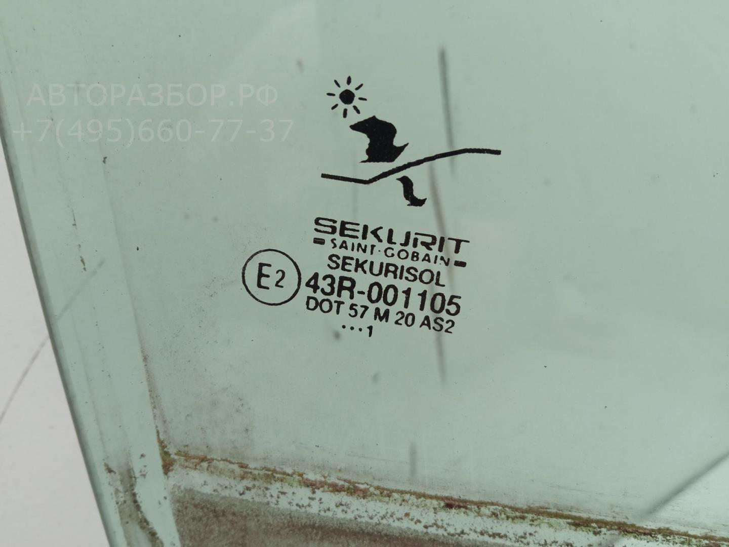 Стекло двери задней правой