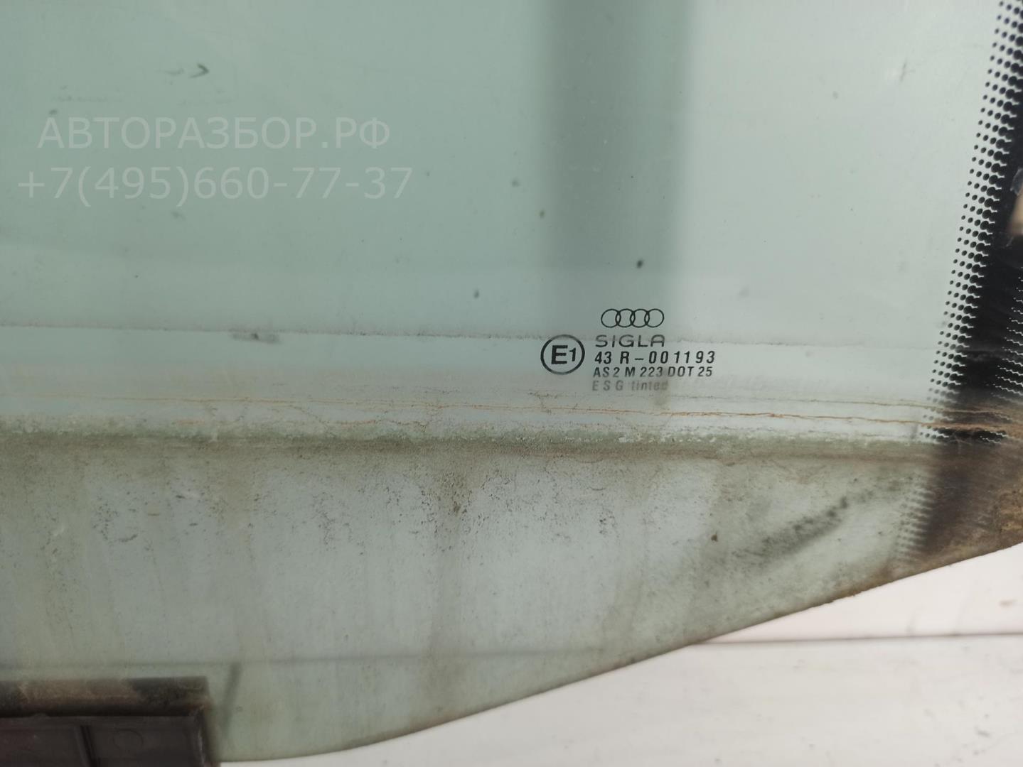 Стекло двери задней правой