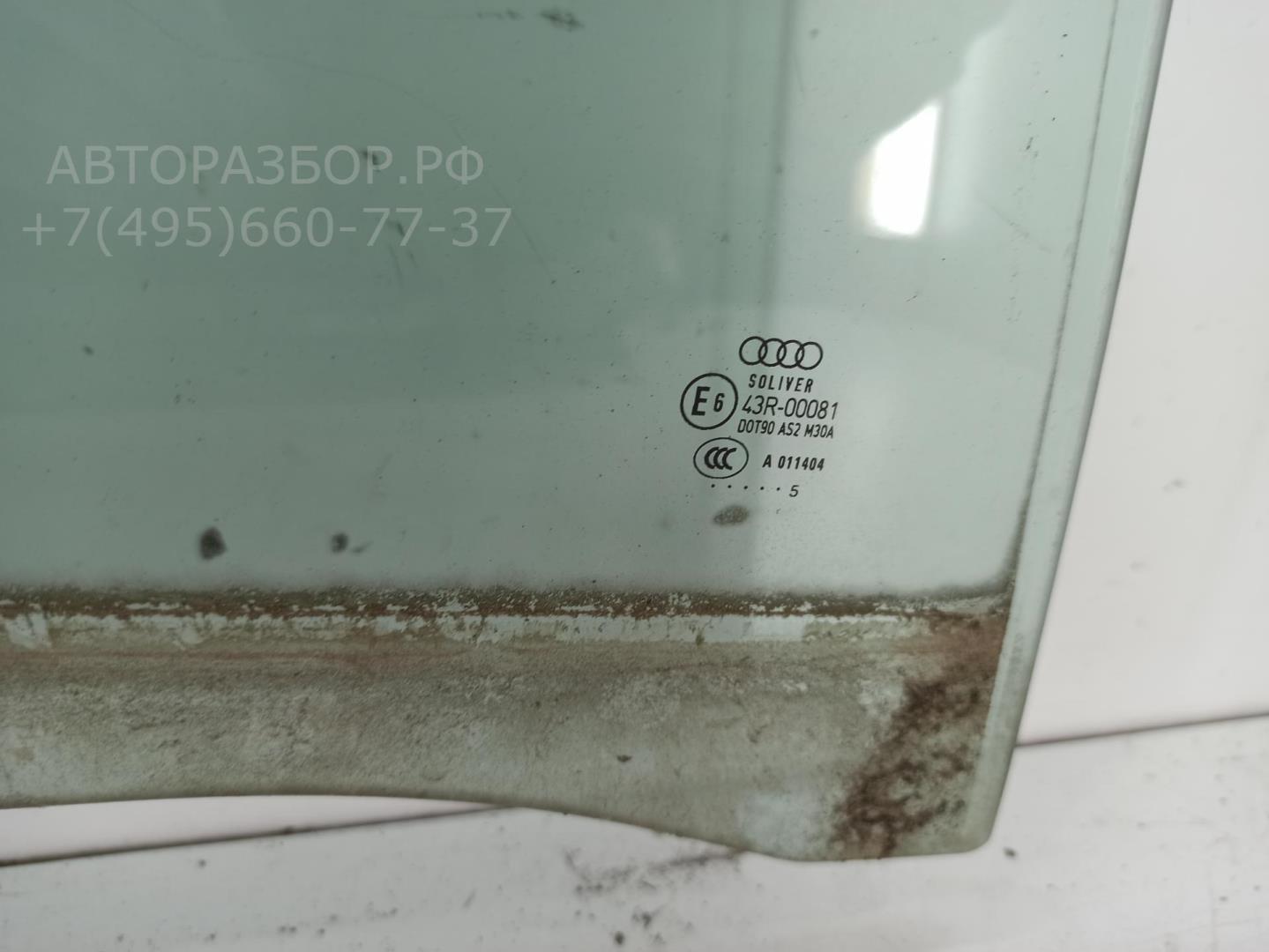 Стекло двери задней правой