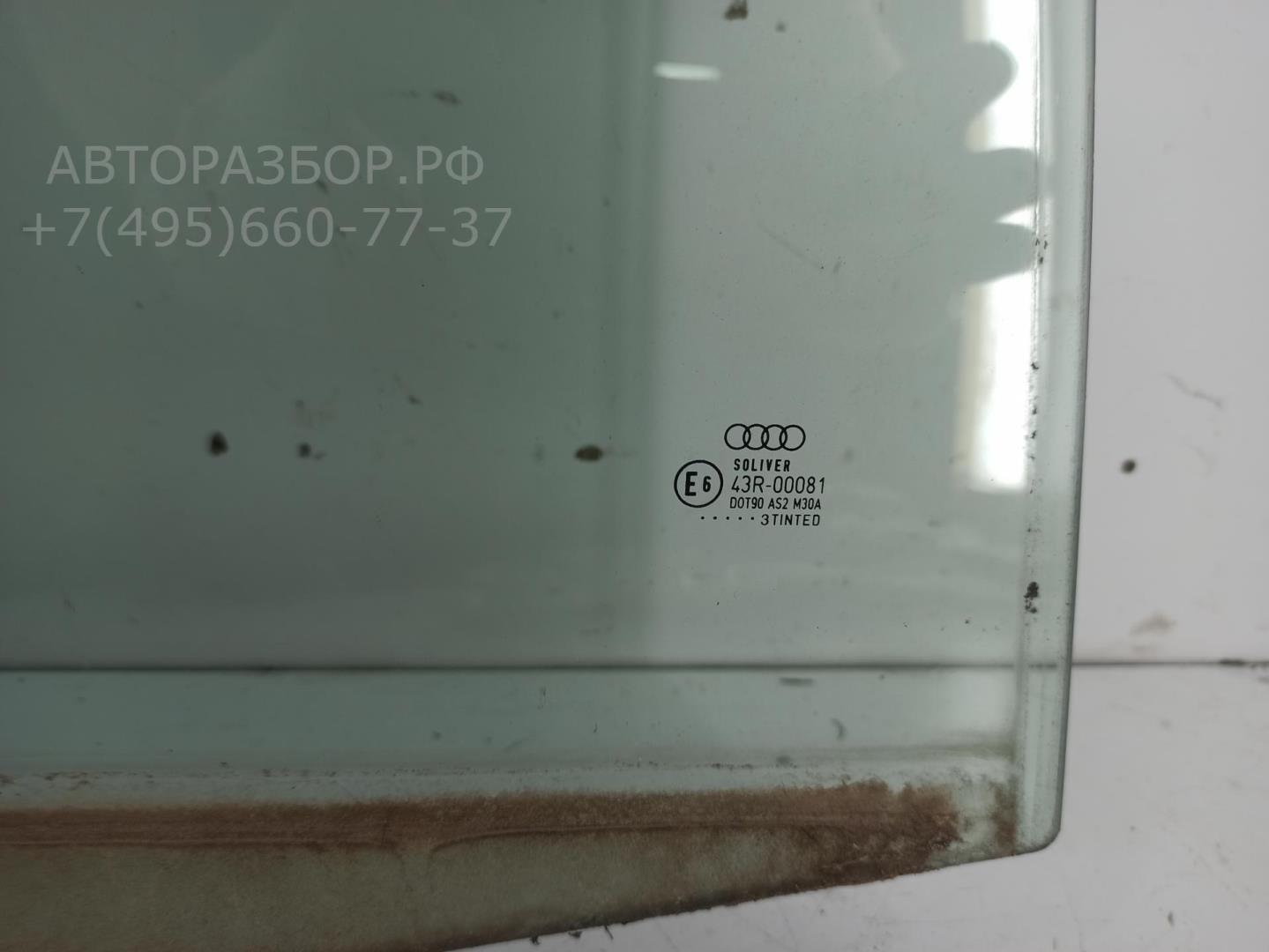 Стекло двери задней правой
