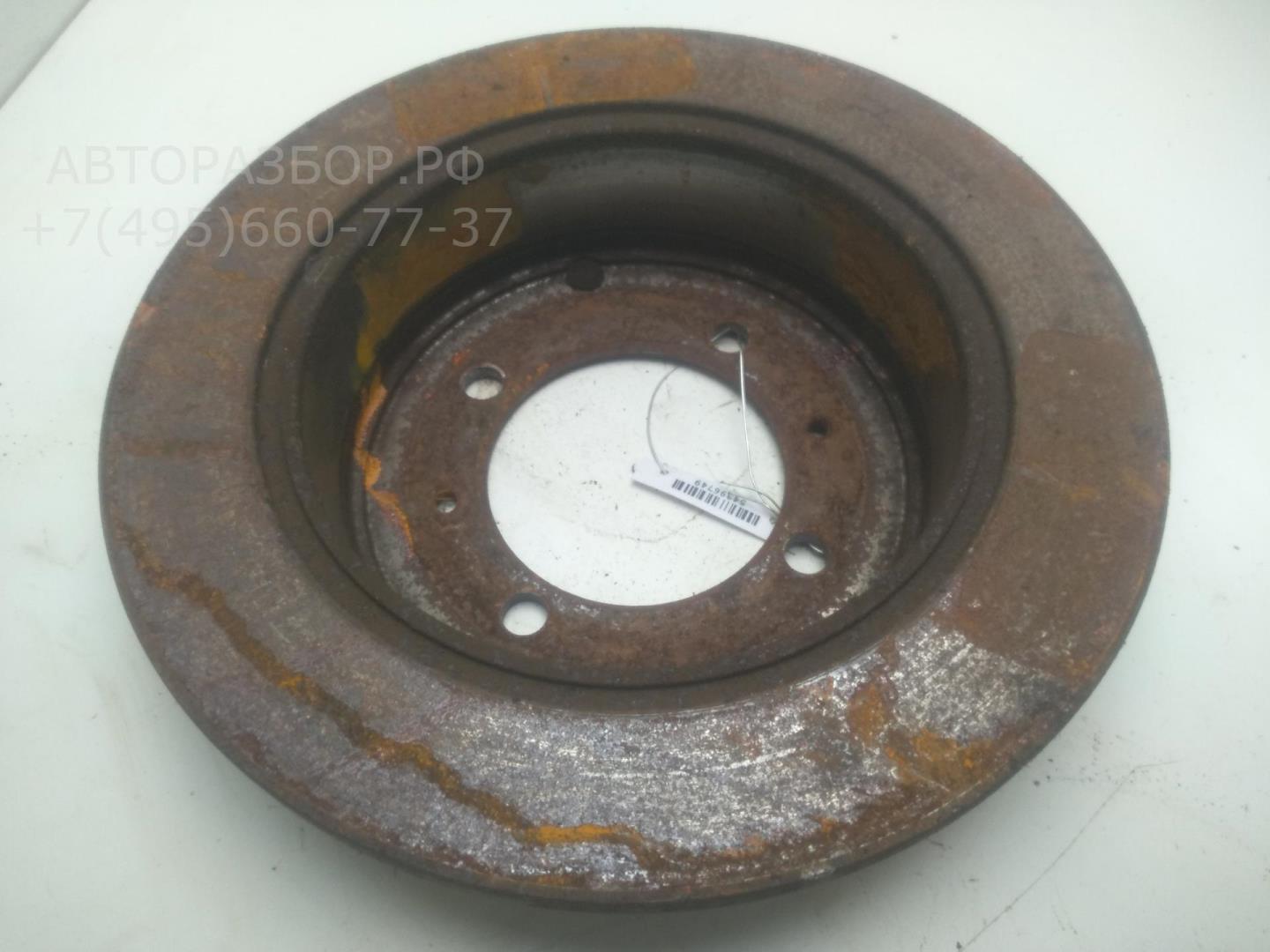 Диск тормозной задний